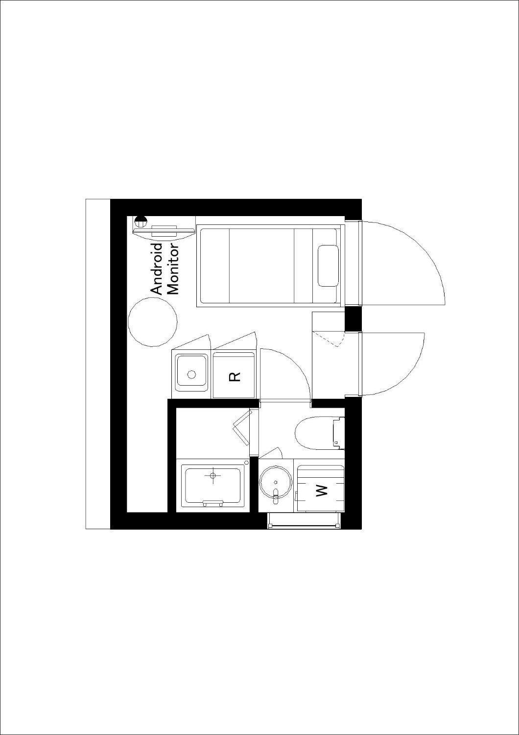 Ferienwohnung Retaw Hills Waseda Präfektur Tokio Zimmer foto